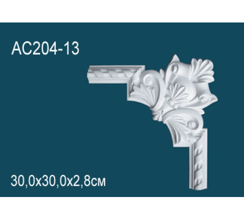 Угловой элемент для молдинга Perfect AC204-13 полиуретан AC204-13