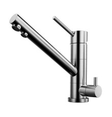 Смеситель для кухни под фильтр Omoikiri Tonami-BN нержавеющая сталь 4994018
