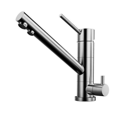 Смеситель для кухни под фильтр Omoikiri Tonami-BN нержавеющая сталь 4994018