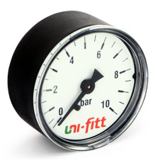 Манометр аксиальный Uni-Fitt 10 бар 50 мм 1/4 300D3020
