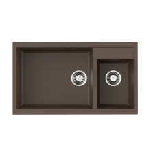 Кухонная мойка Omoikiri Tedori 86-2-LB ES 86x50 см espresso 4997242
