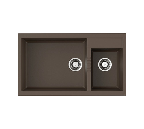 Кухонная мойка Omoikiri Tedori 86-2-LB ES 86x50 см espresso 4997242