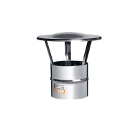 Зонт дымохода Ferrum Зонт-К AISI 430 0.5 мм Ф125 мм Аf1905