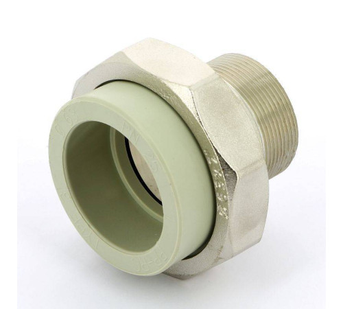 Муфта полипропиленовая FV-Plast разъемная с наружной резьбой 63x2 237063