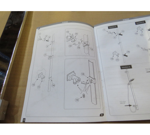 Душевой комплект Bossini Apice с ручным душем и держателем хром D48086.030_УЦ