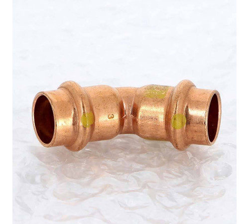 Угольник пресс 45° Viega Profipress G 15 мм медь 345600