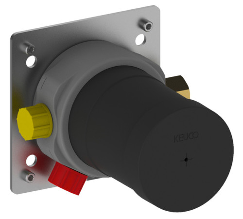 Душевой комплект KEUCO IXMO № 8 с термостатом и верхним душем хром 59602 010002