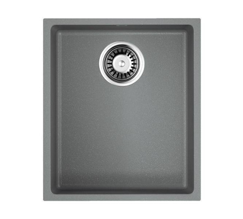 Кухонная мойка Omoikiri Bosen 38-U-GR Tetogranit 38x44 см leningrad grey 4993538