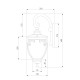 Уличный настенный светильник Andromeda D черное золото IP44 GLYF-8024D
