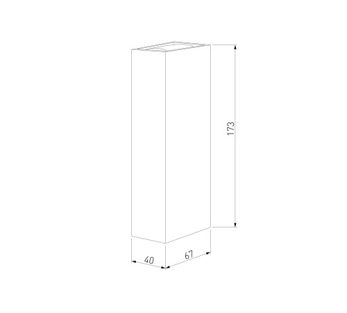 Уличный настенный светодиодный светильник Blaze LED IP54 35136/W белый