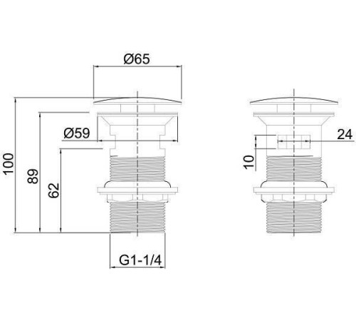 Донный клапан Allen Brau Priority никель браш 5.31023-BN