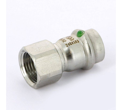 Муфта переходная пресс-В Viega Sanpress Inox нержавеющая сталь 18x1/2 436599