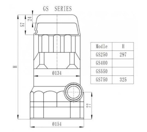 Насос дренажный Pumpman GS750N GS750N