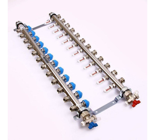 Коллекторная группа REHAU HKV-D 1 x 3/4 EK 12 выходов 208121