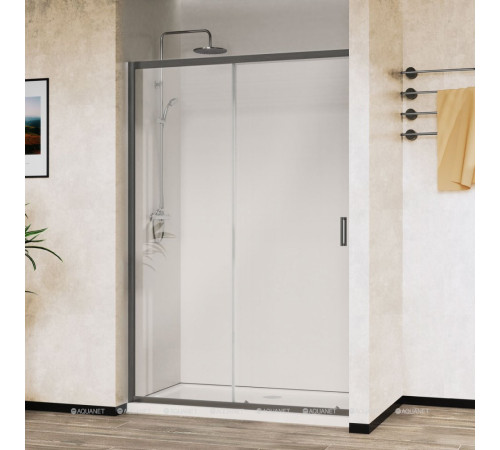 Душевая дверь Vincea City 1200 мм вороненая сталь стекло прозрачное VDS-5CT120CLGM