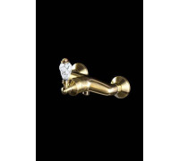 Смеситель для душа Boheme Vogue Crystal однорычажный бронза матовая 204-CRST