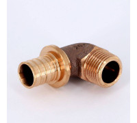 Угольник-переходник REHAU RAUTITAN RX+ 20х1/2 НР бронза 456348