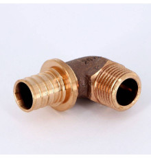 Угольник-переходник REHAU RAUTITAN RX+ 20х1/2 НР бронза 456348