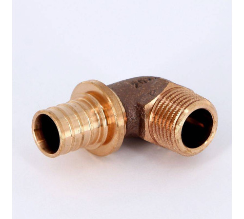 Угольник-переходник REHAU RAUTITAN RX+ 20х1/2 НР бронза 456348