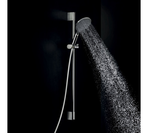 Душевой комплект Bossini Apice с ручным душем, штангой, держателем и шлангом, черный матовый DA5059-N.073