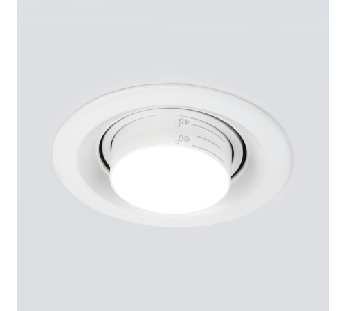 Встраиваемый светодиодный светильник с регулировкой угла освещения 9919 LED 10W 4200K белый