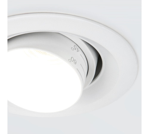 Встраиваемый светодиодный светильник с регулировкой угла освещения 9919 LED 10W 4200K белый