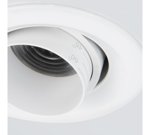Встраиваемый светодиодный светильник с регулировкой угла освещения 9919 LED 10W 4200K белый