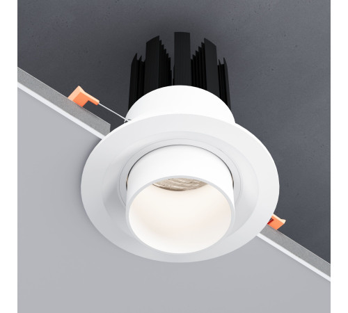 Встраиваемый светодиодный светильник с регулировкой угла освещения 9919 LED 10W 4200K белый