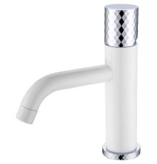 Смеситель для раковины Boheme Stick White Diamond Chrome 121-WCR