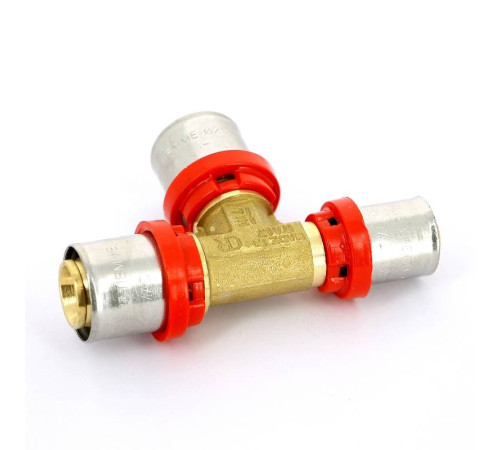 Тройник пресс Tiemme 20х20х16 мм 1650045