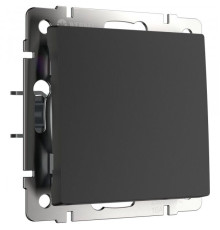 Выключатель одноклавишный (черный матовый) W1110008