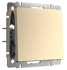 Выключатель одноклавишный проходной (шампань) W1112011