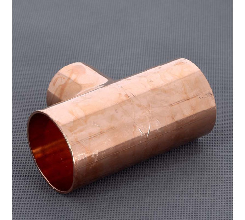 Тройник медный под пайку Viega 54х42х54 мм 119652