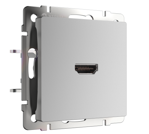 W1186006/ Розетка HDMI (серебряный) W1186006