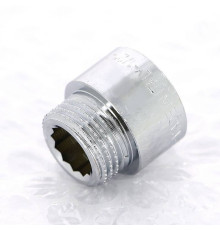 Удлинитель хромированный Tiemme 1/2 x 15 мм НВ 1500069