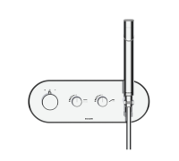 Смеситель термостатический для душа BOSSINI PLY наружная часть с лейкой и шлангом Z00943.030