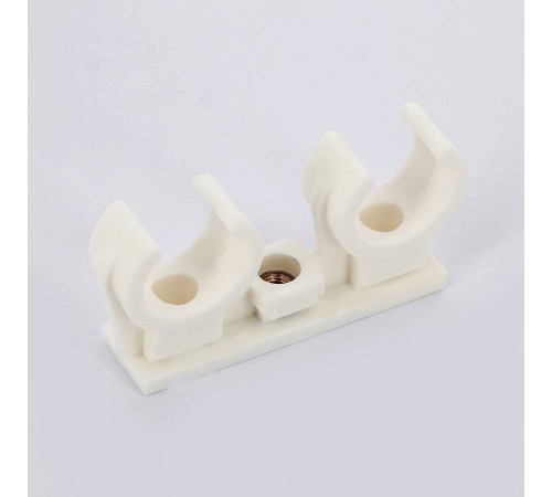 Хомут для труб Walraven BIS StarLock 20-22 мм двойной с латунной втулкой M6 0853222