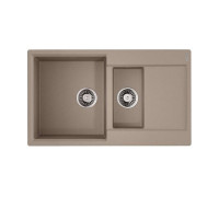 Кухонная мойка Omoikiri Daisen 86-2-SA Artgranit 86x51 см бежевый 4993478
