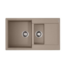 Кухонная мойка Omoikiri Daisen 86-2-SA Artgranit 86x51 см бежевый 4993478