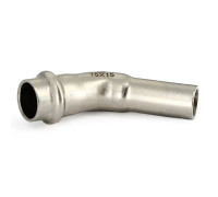 Угол-вставка 45° пресс Uni-Fitt 15 мм нержавеющая сталь 780S1510