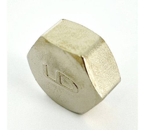 Заглушка латунная LD Pride 1/2 ВР никелированная 67.504.15