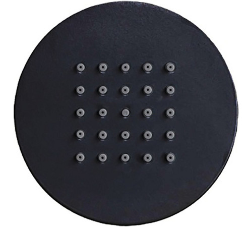 Форсунка боковая BOSSINI TONDO FLAT WALL 100x100 мм черный матовый I00175.073