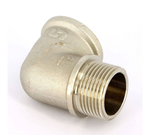 Угол 90° НВ Uni-Fitt 1 никелированный с упором 612N4400