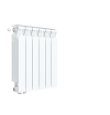 Радиатор биметаллический Rifar Monolit Ventil 500 6 секций правое подключение RAL 9223 rmvrf50006 tit