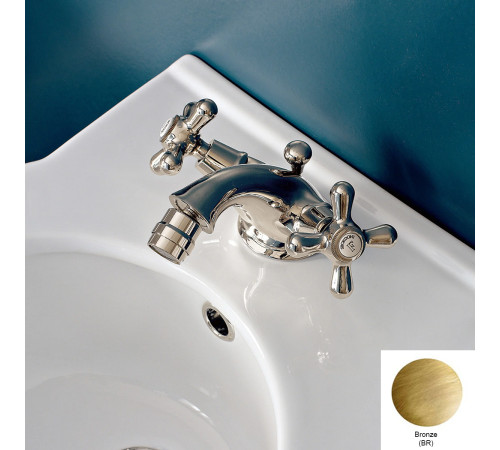 Смеситель для биде Sbordoni Etruria с донным клапаном бронза ET76BR