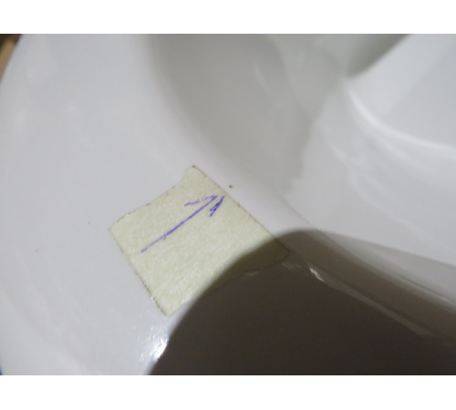 Биде подвесное GSI Kube X 550x360 мм с отверстием под смеситель без крепежа 9465111