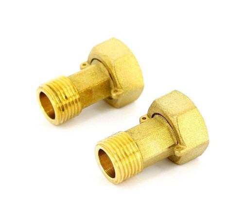 Разъемные соединения для водосчетчиков Tiemme пломбируемые 3/4 x 1/2 (2 шт) 1500035