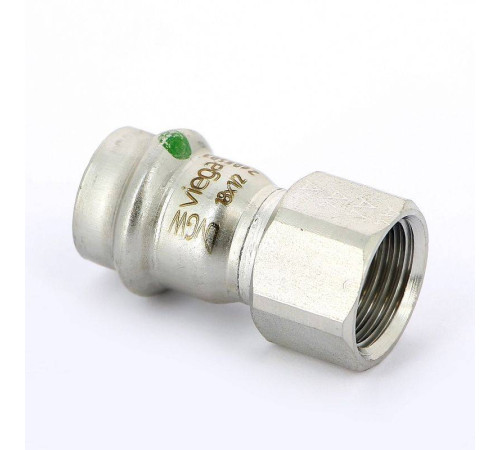 Муфта переходная пресс-В Viega Sanpress Inox нержавеющая сталь 18x1/2 436599