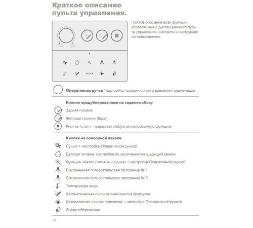Унитаз-биде подвесной GSI WClean безободковый 590х375 мм матовый Creta 7418K08