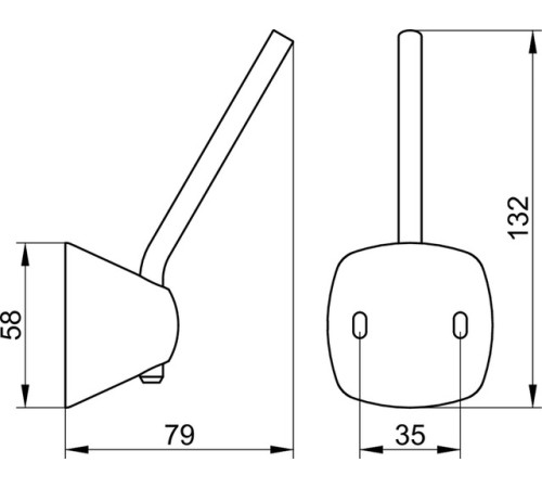 Держатель запасного рулона KEUCO City.2 Хром 02763 010000